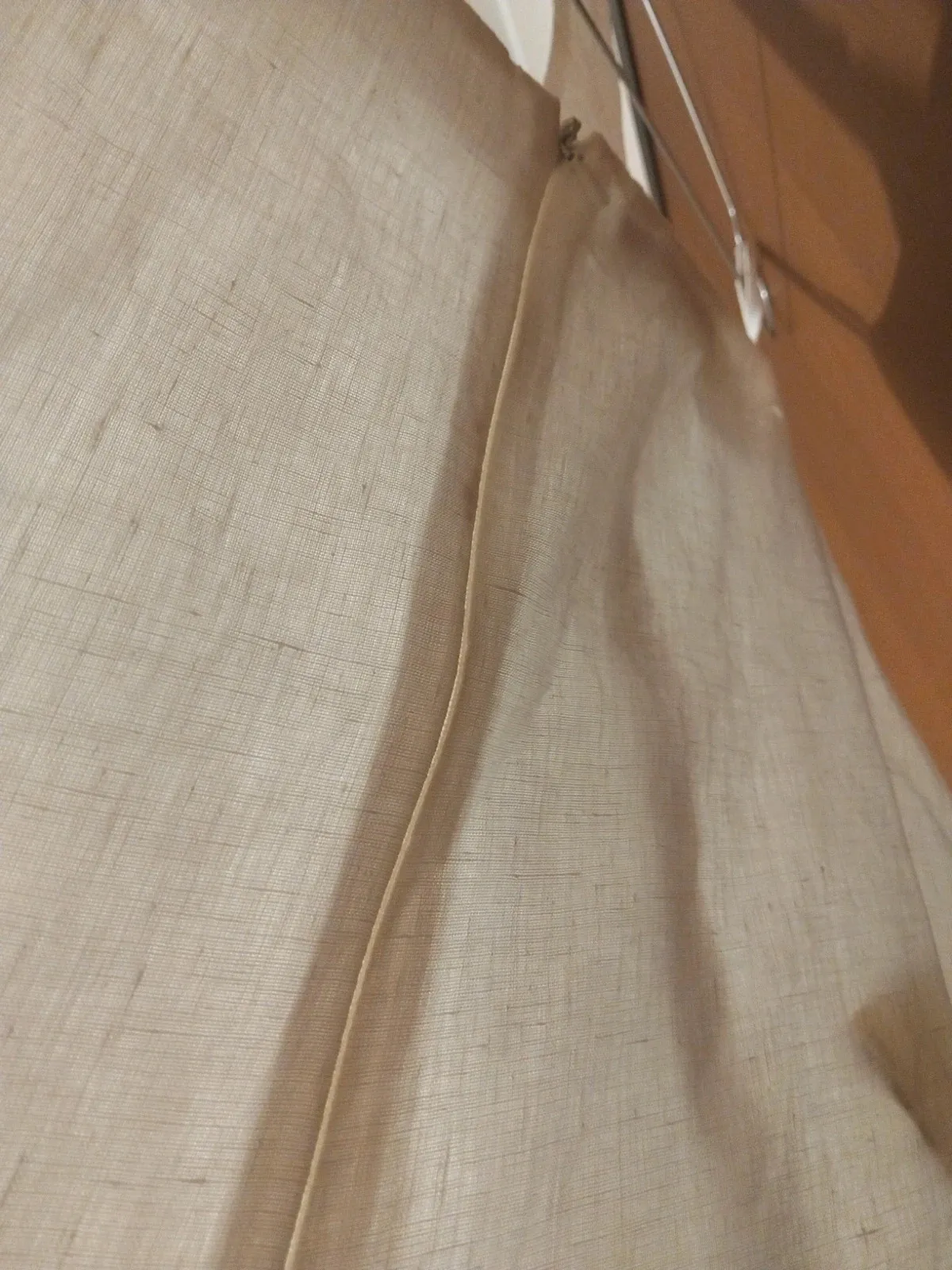 White Armani dress, linen, worn 3 times at most, size 42 5