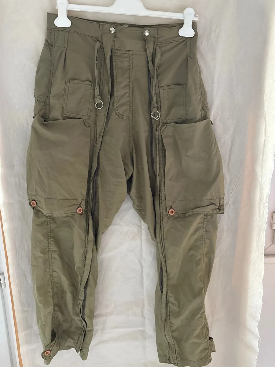 Pantalon cargo vintage Japonais Michiko Koshino 4