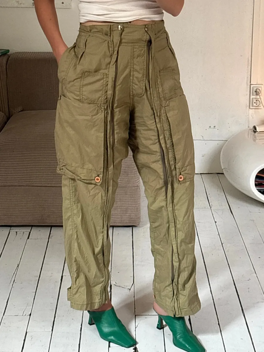 Pantalon cargo vintage Japonais Michiko Koshino 3