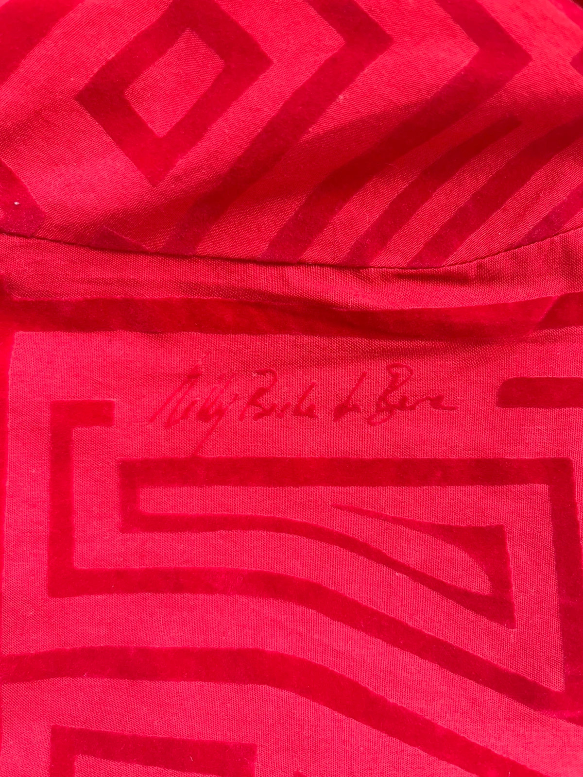 Veste Biche de Bere.Motifs géométriques légèrement en relief en velours 6