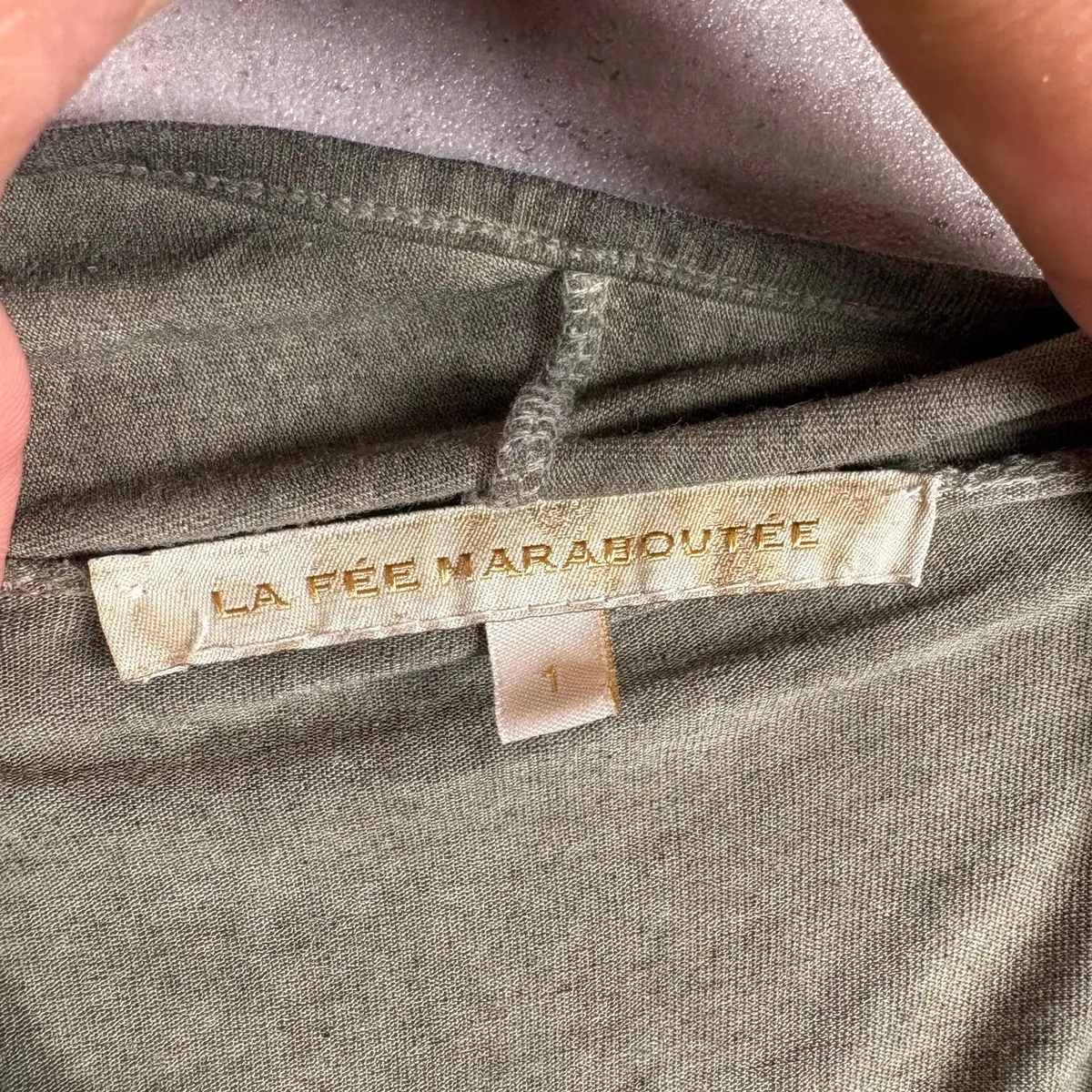 Robe longue fluide Vintage années 2000 Marque du vêtement « La Fée Maraboutée » Belle coupe Fluide et agréable à porter Tissu effet usé Y2k / vintage dressing / cop copine / Marithé François Girbaud / avant garde / Diesel / grunge 11