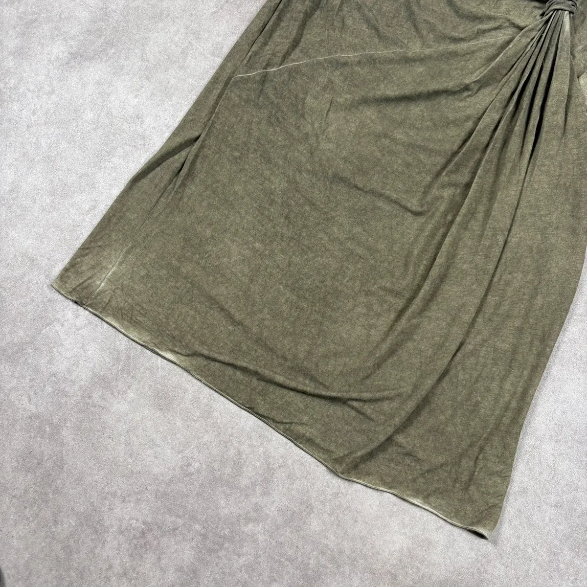 Robe longue fluide Vintage années 2000 Marque du vêtement « La Fée Maraboutée » Belle coupe Fluide et agréable à porter Tissu effet usé Y2k / vintage dressing / cop copine / Marithé François Girbaud / avant garde / Diesel / grunge 6