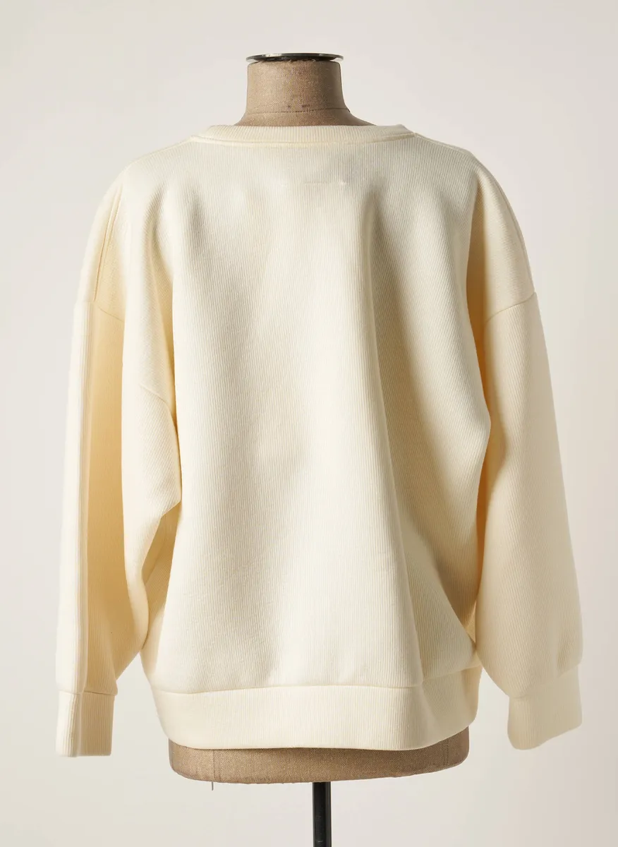 Sweat-shirt Maison Martin Margiela blanc — 96% viscose, 4% élasthanne 2