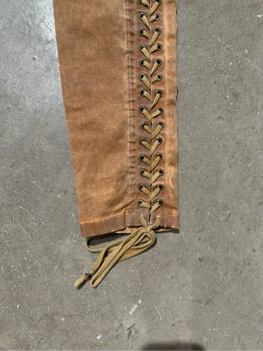 Pantalon Slim Cuir 3
