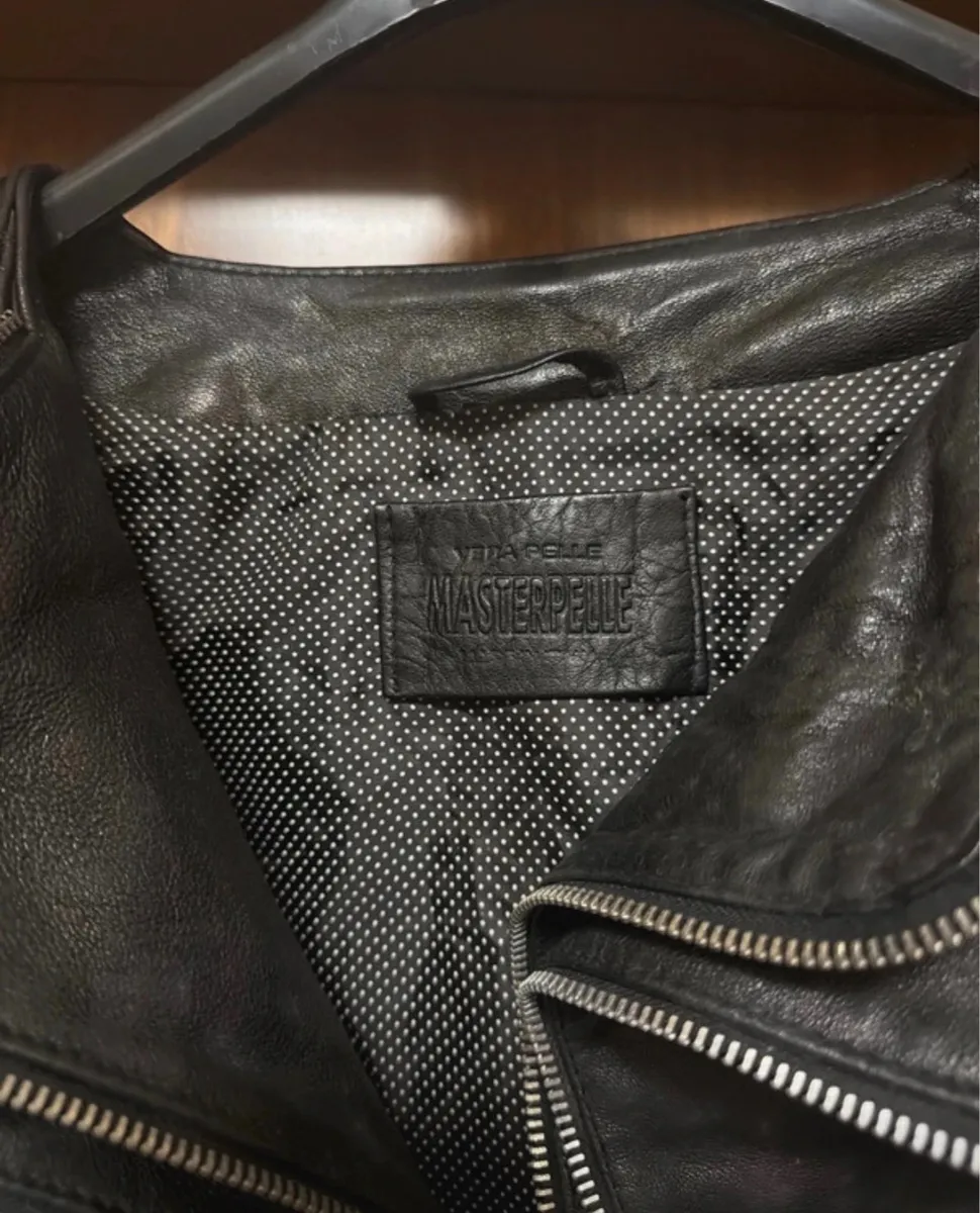 Veste Cuir Double Zip Avant-Garde 7