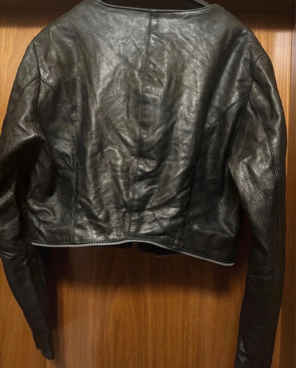 Veste Cuir Double Zip Avant-Garde 6