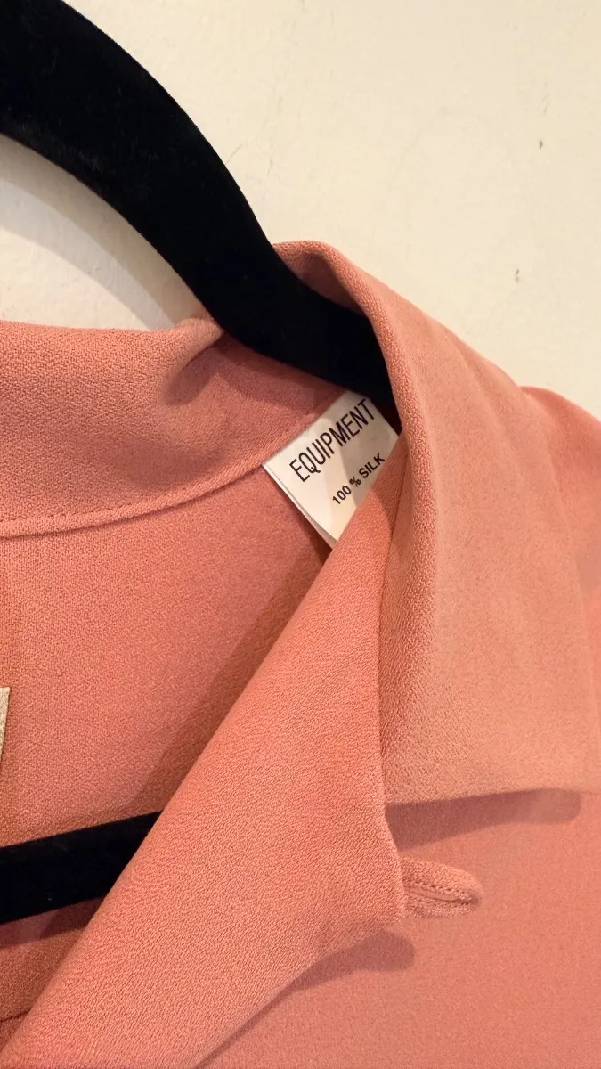 Silk shirt by Equipment, made in France 5