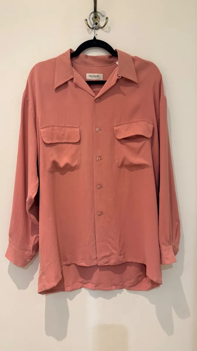 Silk shirt by Equipment, made in France