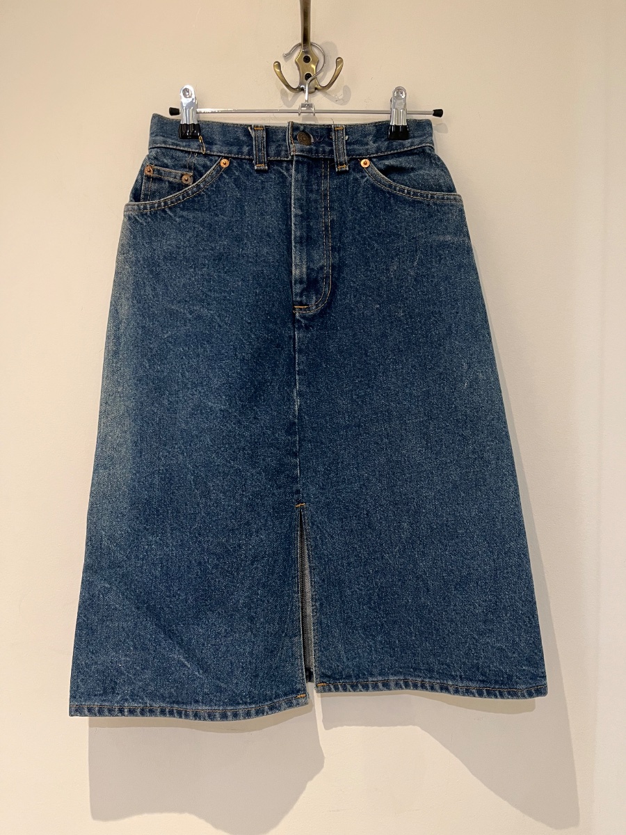 Jupe en jean orange tab 