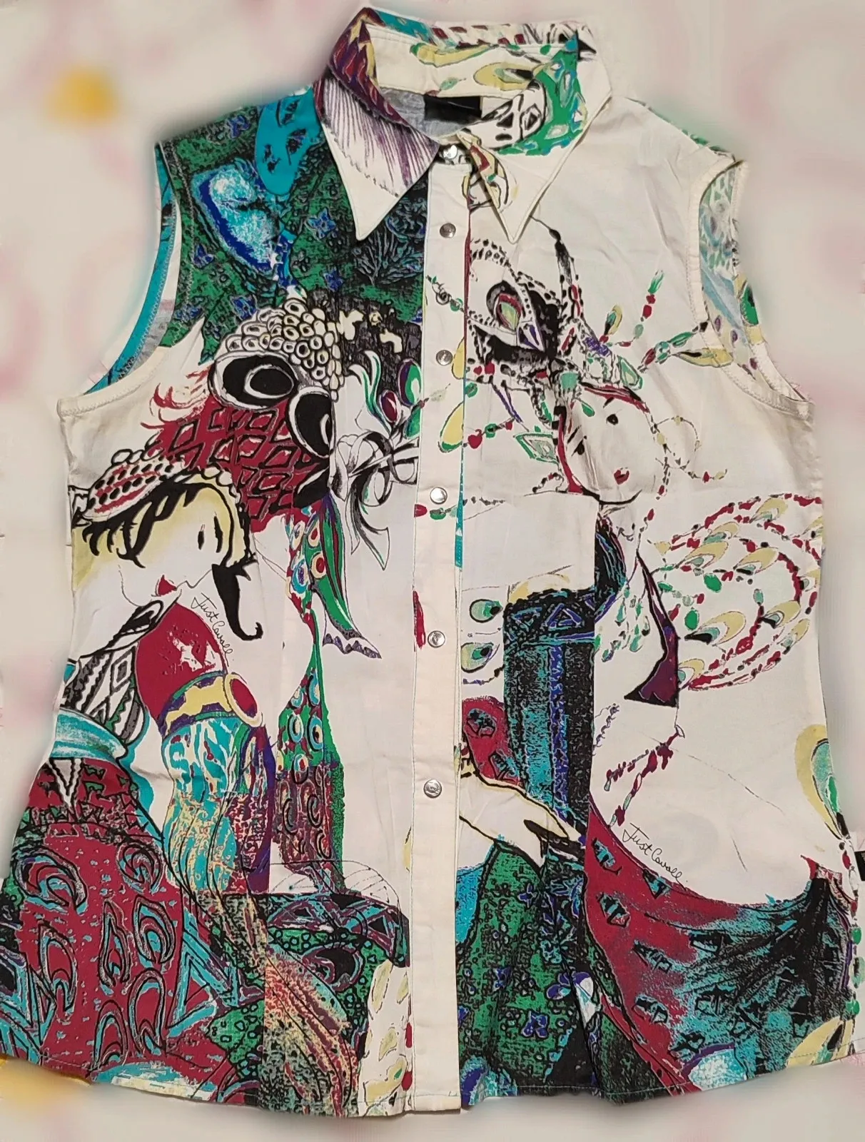 Just Cavalli top, from the younger line of the Roberto Cavalli house. Very good condition. Size M (38).