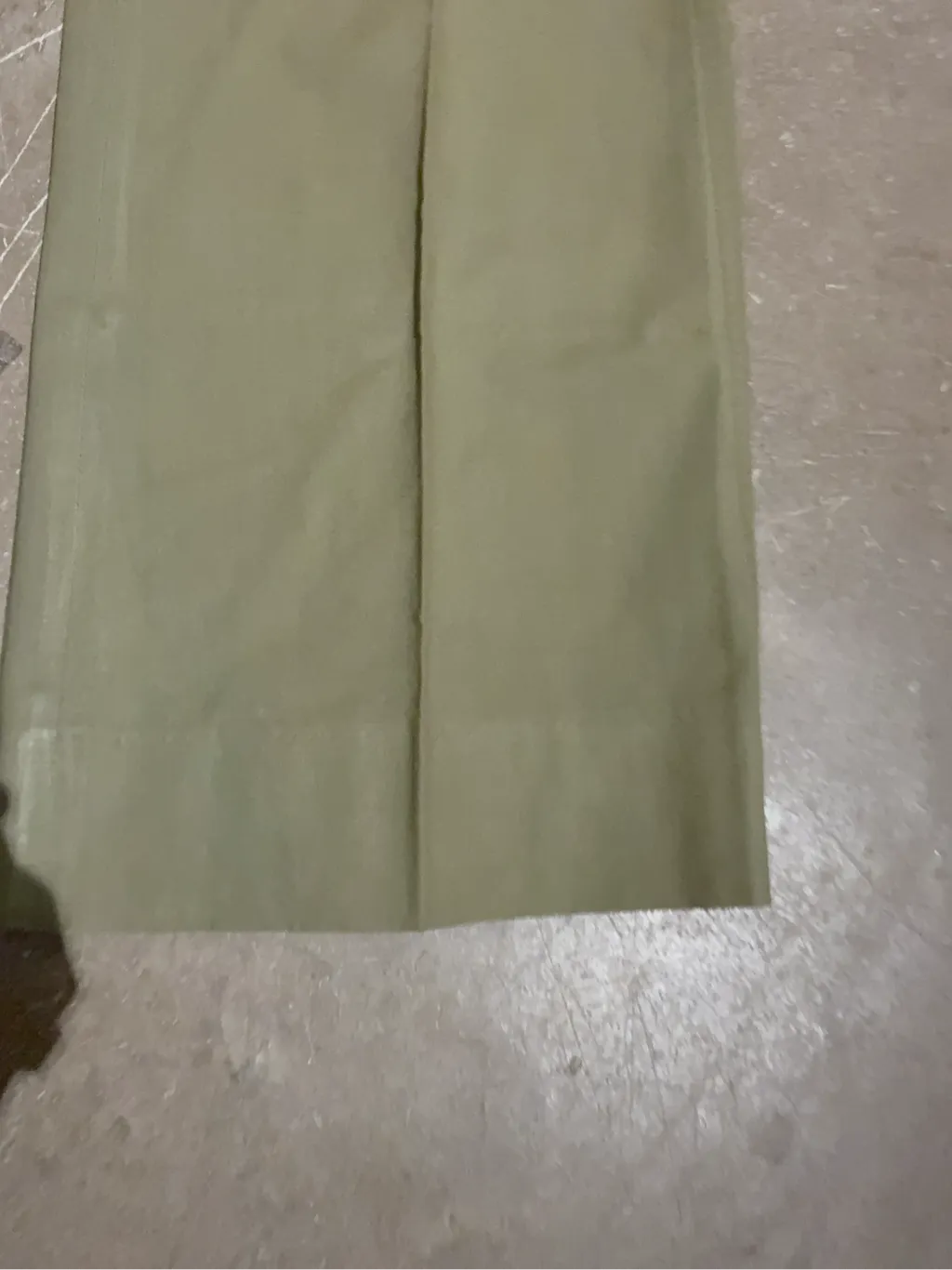 Pantalon kaki plissé à jambes larges Flare pate d'elephant 3