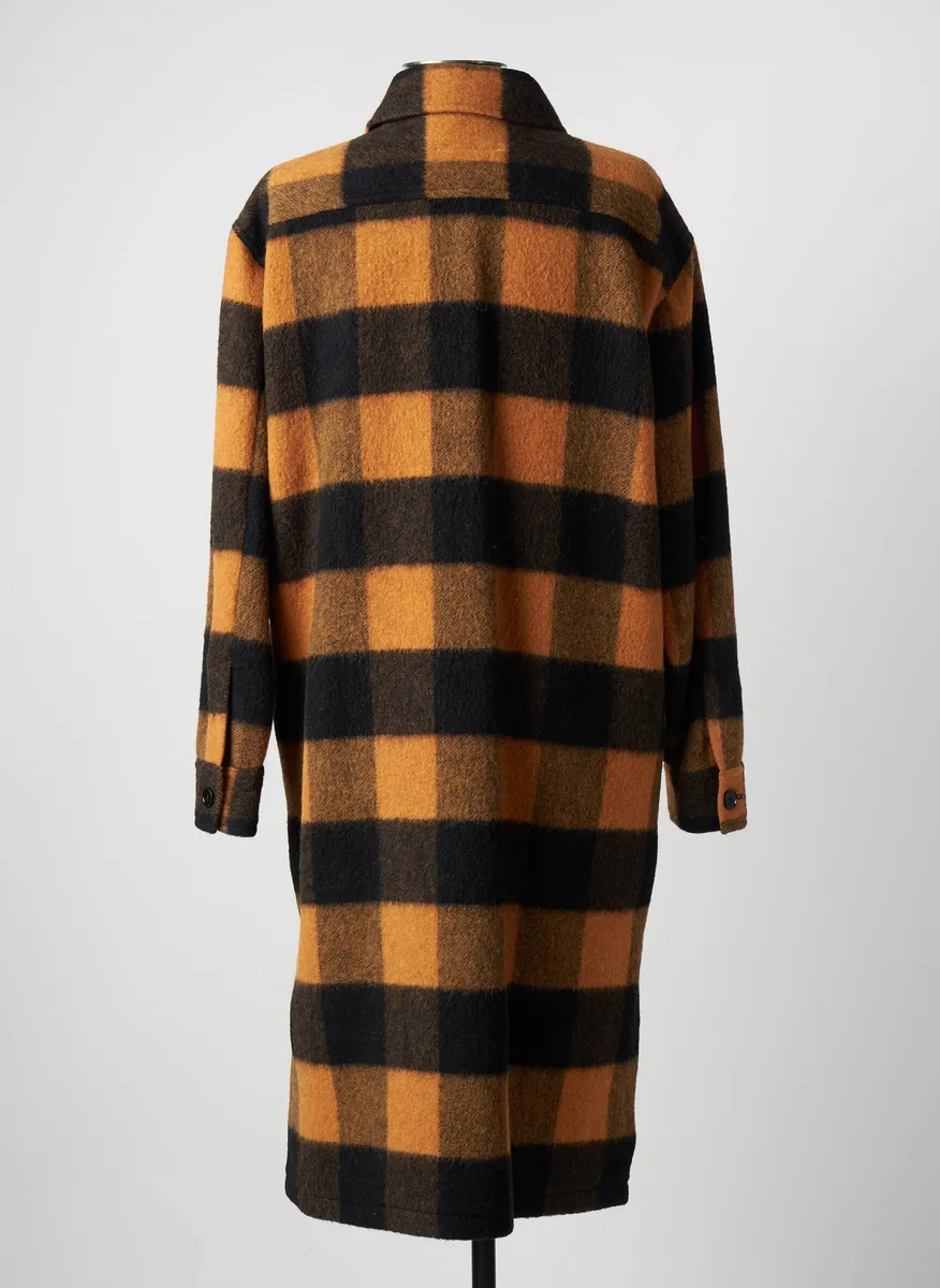 Manteau long Maison Martin Margiela marron — 65% laine, 20% polyamide, 10% mohair, 5% acrylique 2