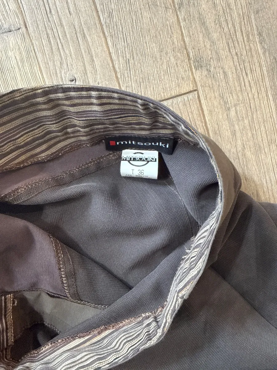 Mitsouki 2000s skirt, brown, with a side pocket 8