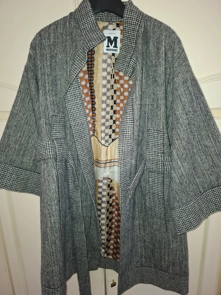 Missoni Veste Pied de Poule Inspiration Japonaise Haori 2