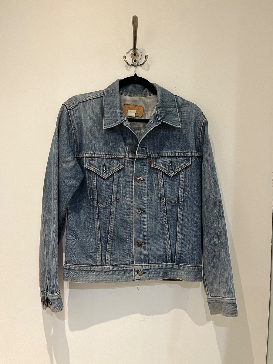 Veste en jean orange tab 