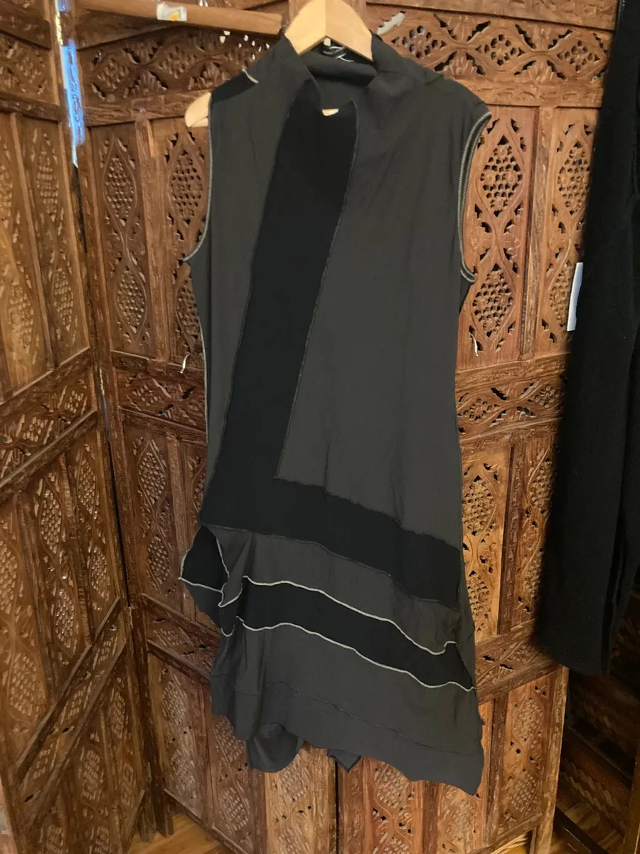 Robe courte originale Col cheminée