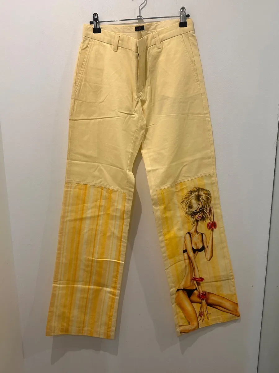 Custo Barcelona flare trousers 1