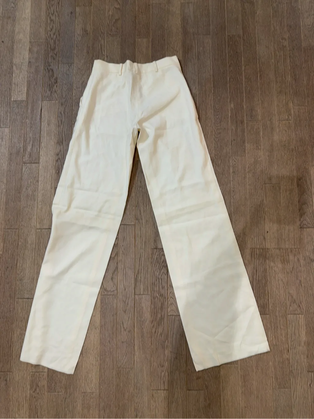 Pantalon large Gianni Versace Couture de couleur écru, neuf avec étiquettes. 2