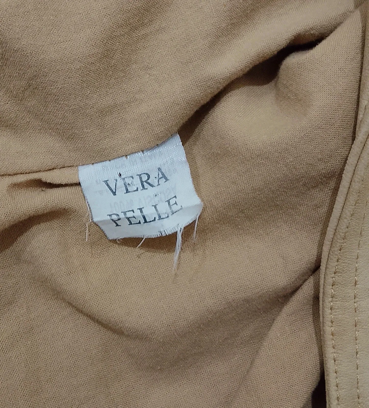 Blazer en cuir Femme Beige 1973 4