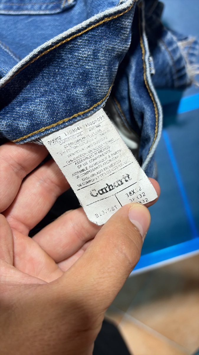 Pantalon Denim Carpenter Carhartt US Fabric Made in Mexico 2