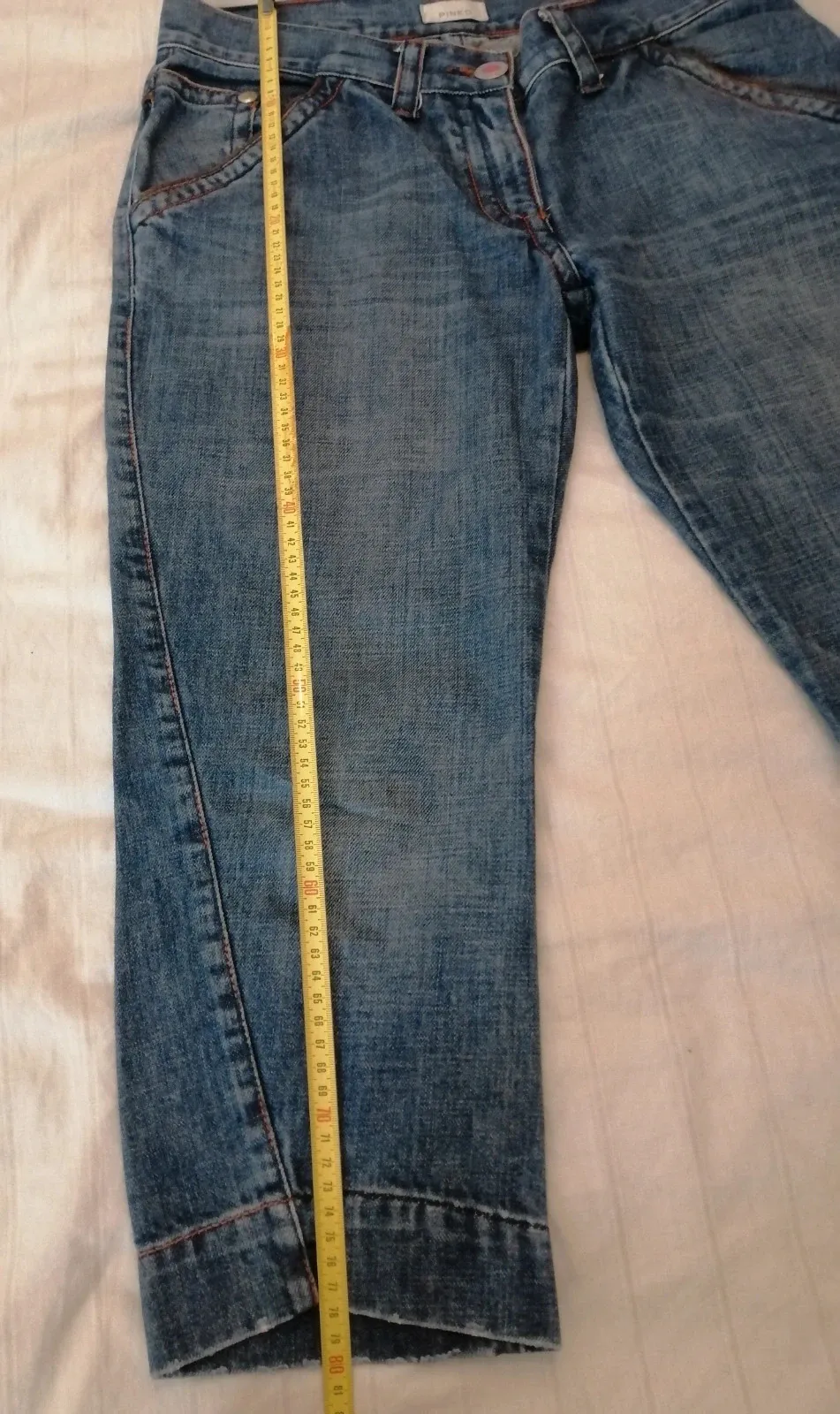 Capri avec poche arrière en cuir 9