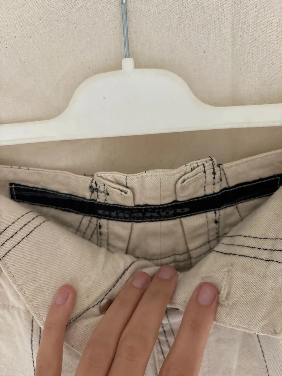 Pantalon toile écru Girbaud 1980 8