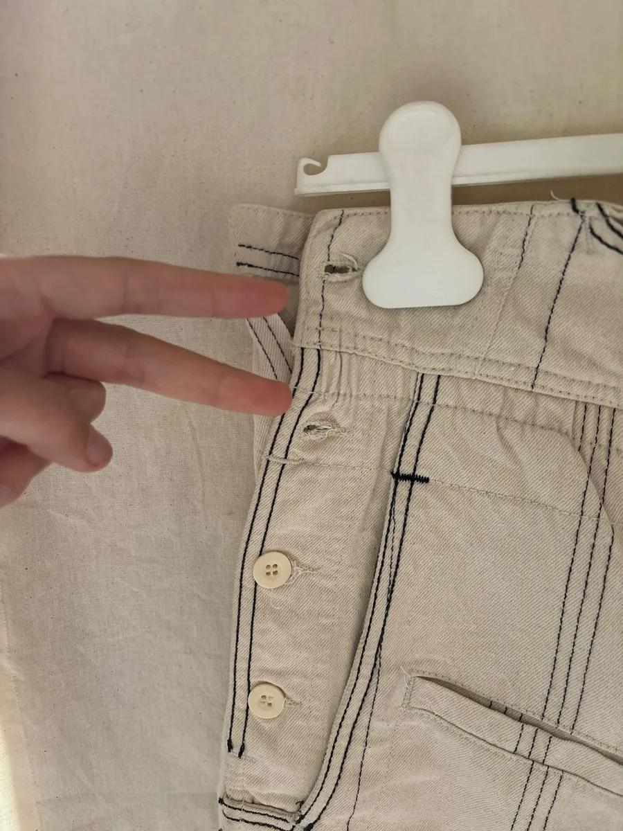 Pantalon toile écru Girbaud 1980 9