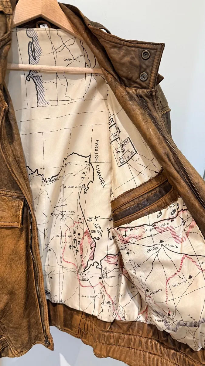 Aviator leather jacket 2