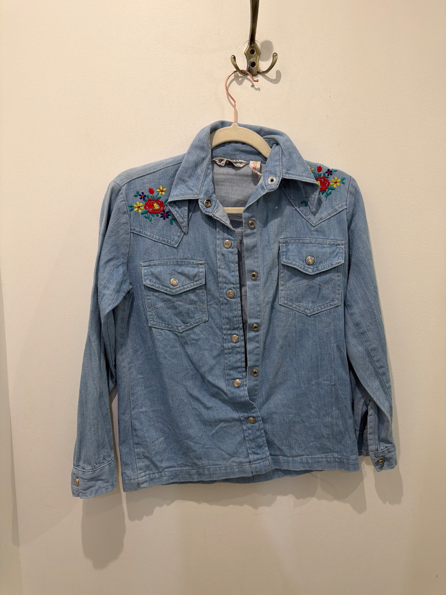 Chemise en jean année 80