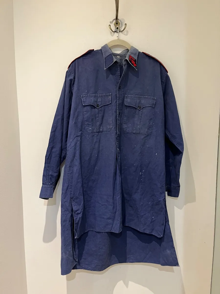 50s fireman shirt, made in France
