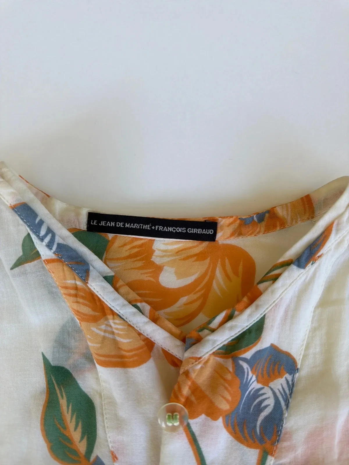Very light floral short-sleeve blouse 3