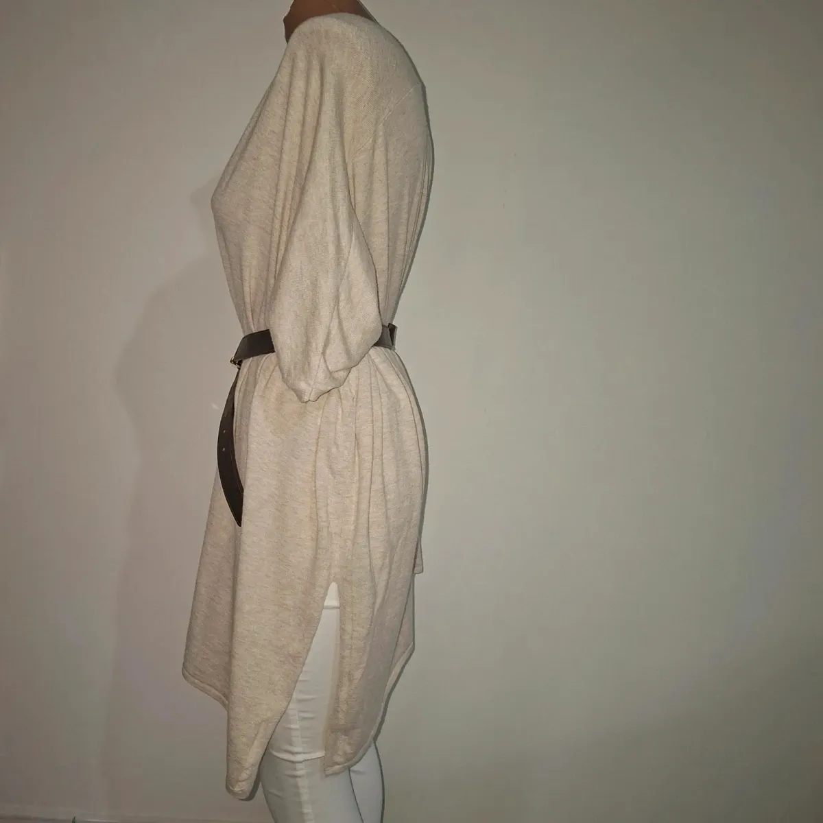 Robe vintage Ralph Lauren beige pour femme, taille M/38. Une pièce intemporelle en excellent état. 2