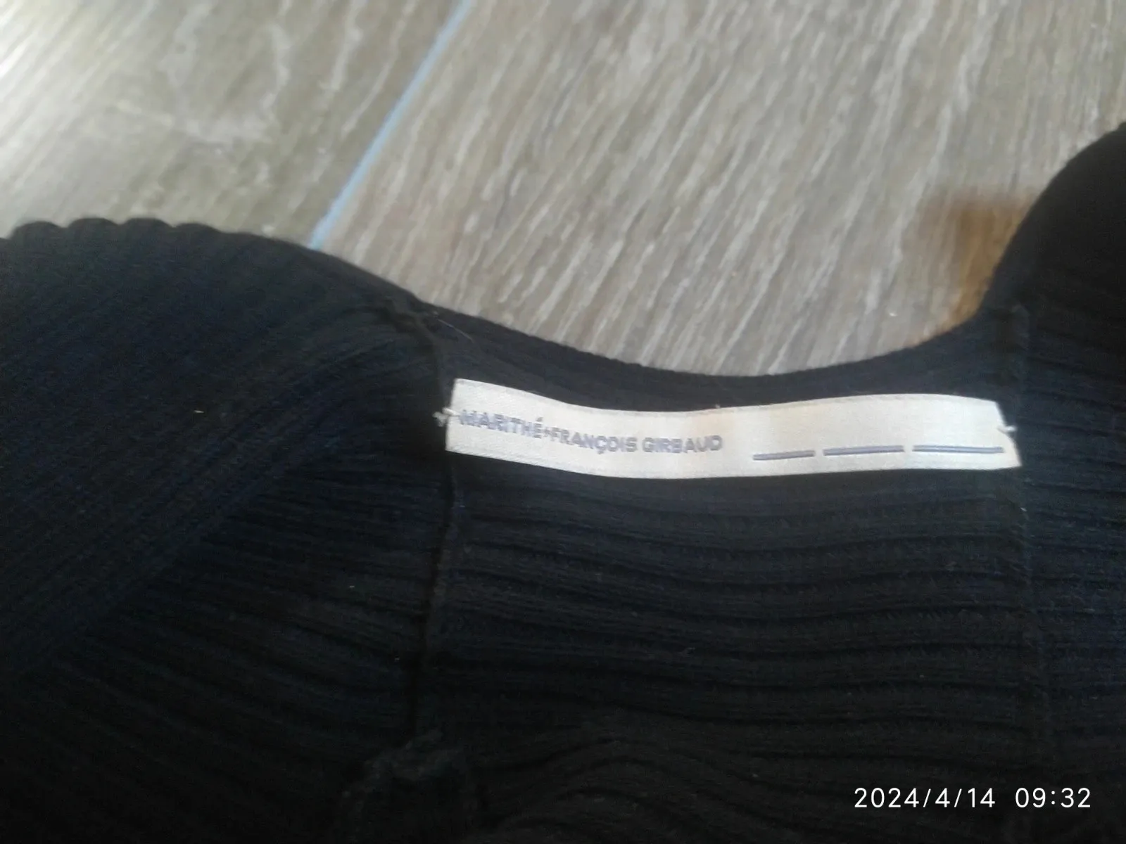 Marithé + François Girbaud dress in black, carefully crafted vintage designer piece. Very good condition. Size M (38). 8