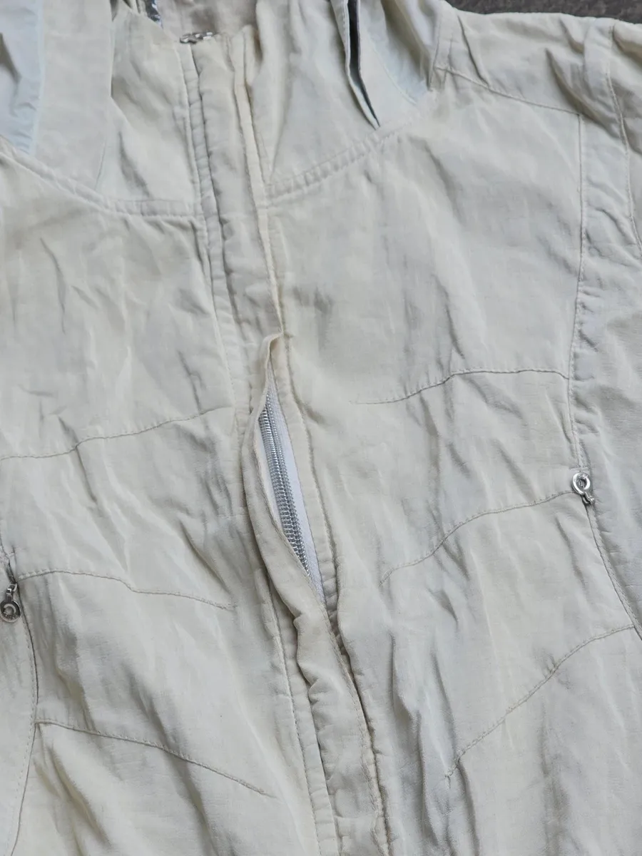Imperméable.gopecore avant-garde nouvelle vague Y2K us 50 60 70 brutaliste organique vintage og 90 archives vintage designer marithé japanese fashion japan tokyo techwear avant garde oversized deconstructed asymmetric tailored utility selvedge washed patchwork statement rare iconic collector archive fashion archives 2000s high fashion luxury experimental 6