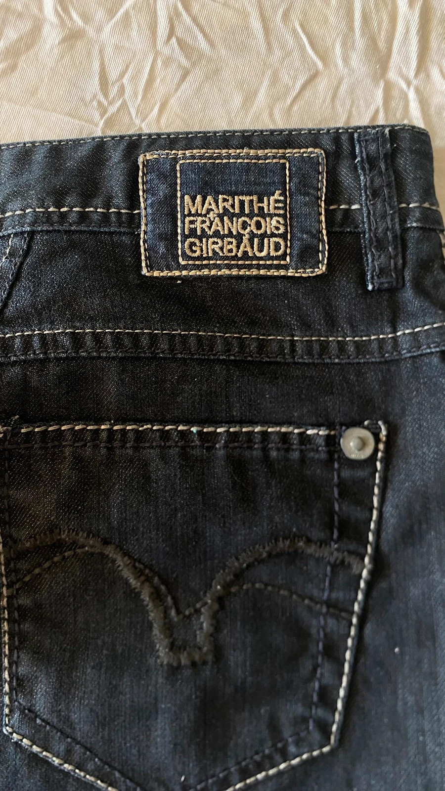 Jupe taille basse
Taille S
#minijupe #y2k #jean #vintage 3