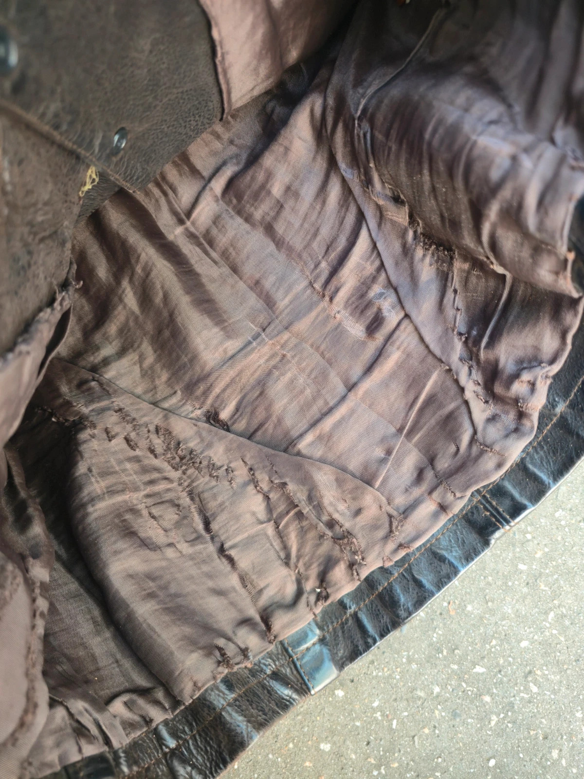 Veste cintré Cuir Noir 5