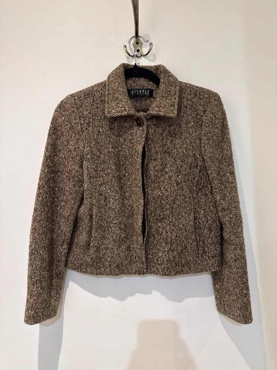 Short tweed jacket