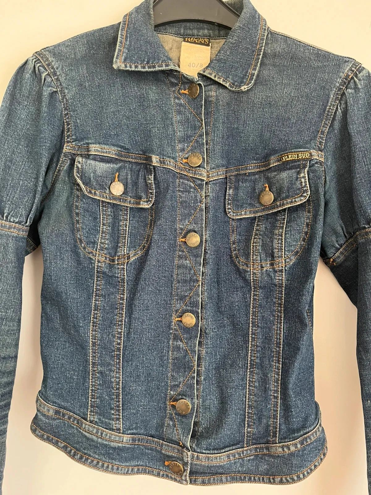 Plein Sud denim jacket, vintage piece from the French brand. Very good condition. Size XS (34). 7