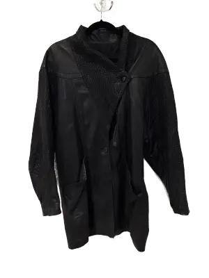 Leather Coat Black