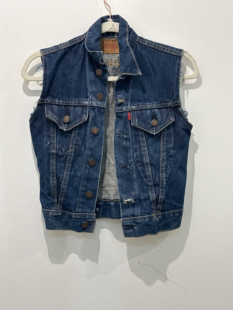 Veste sans manches en jean Lévis Biggy