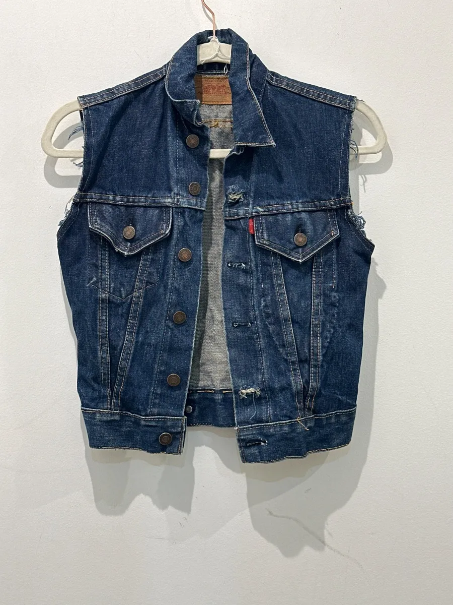 Veste sans manches en jean Lévis Biggy