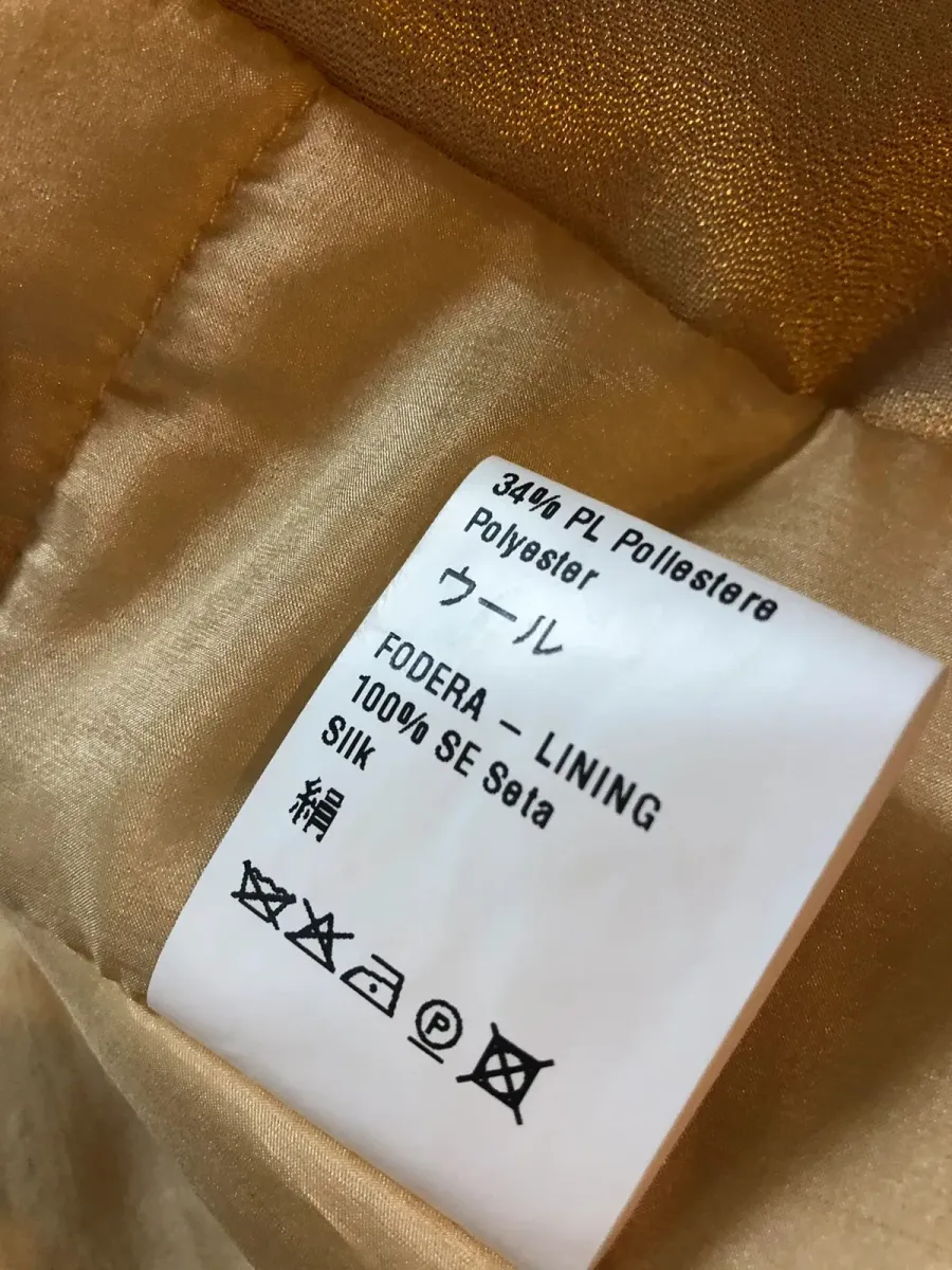 Veste matelassée Ermanno Scervino en doré, pièce de la maison italienne raffinée. Taille S (36). 2