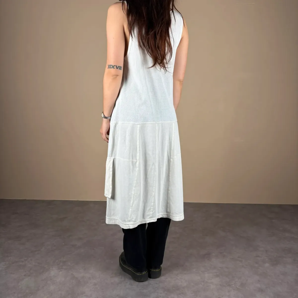 Long Marithé + François Girbaud dress, vintage 2000s designer piece. Good condition. Size L (40). 5