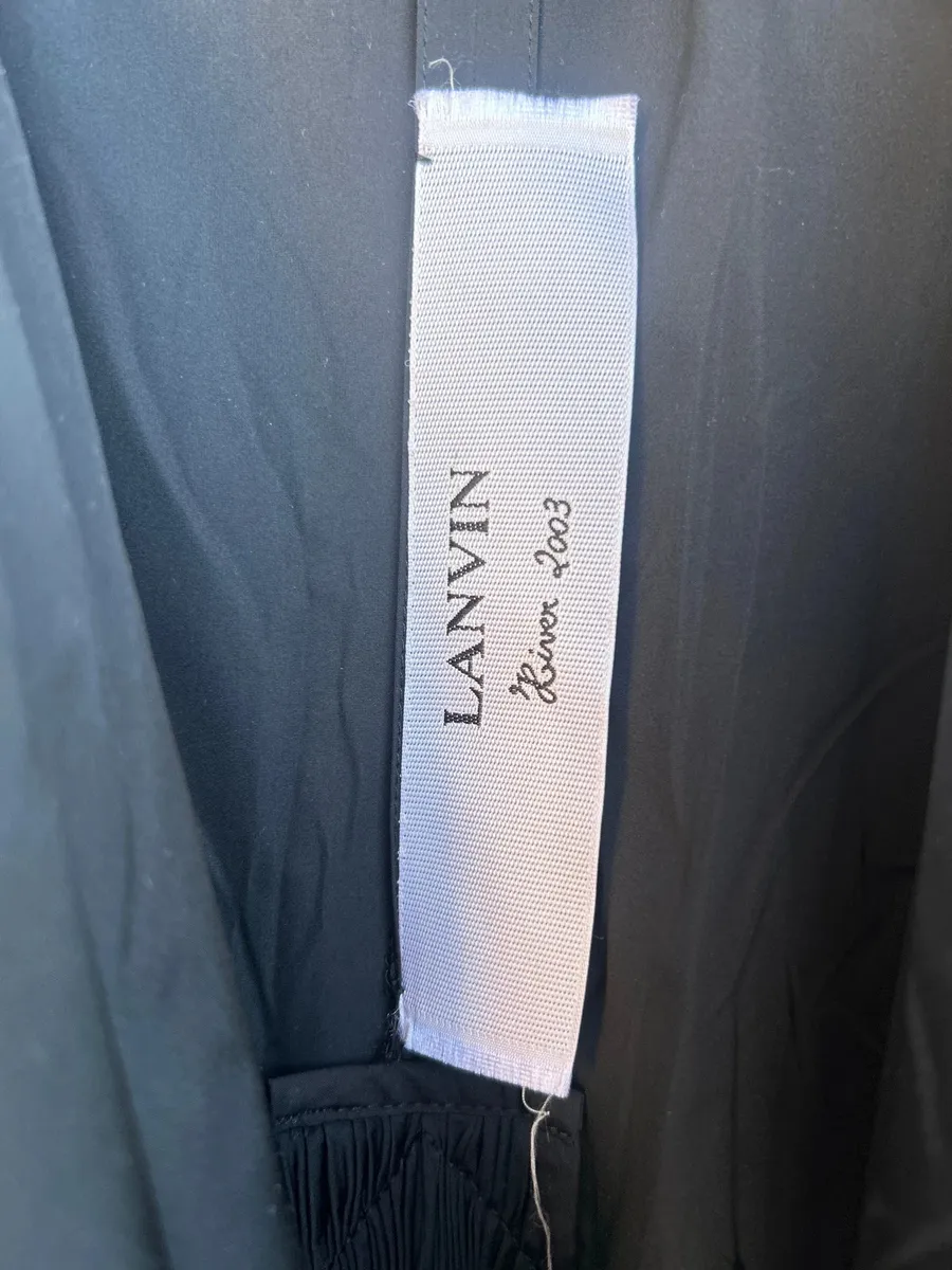 Imperméable femme noir Lanvin taille 40 4