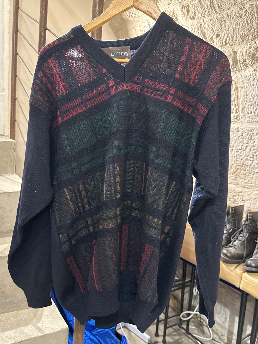 Pull années 80 taille L