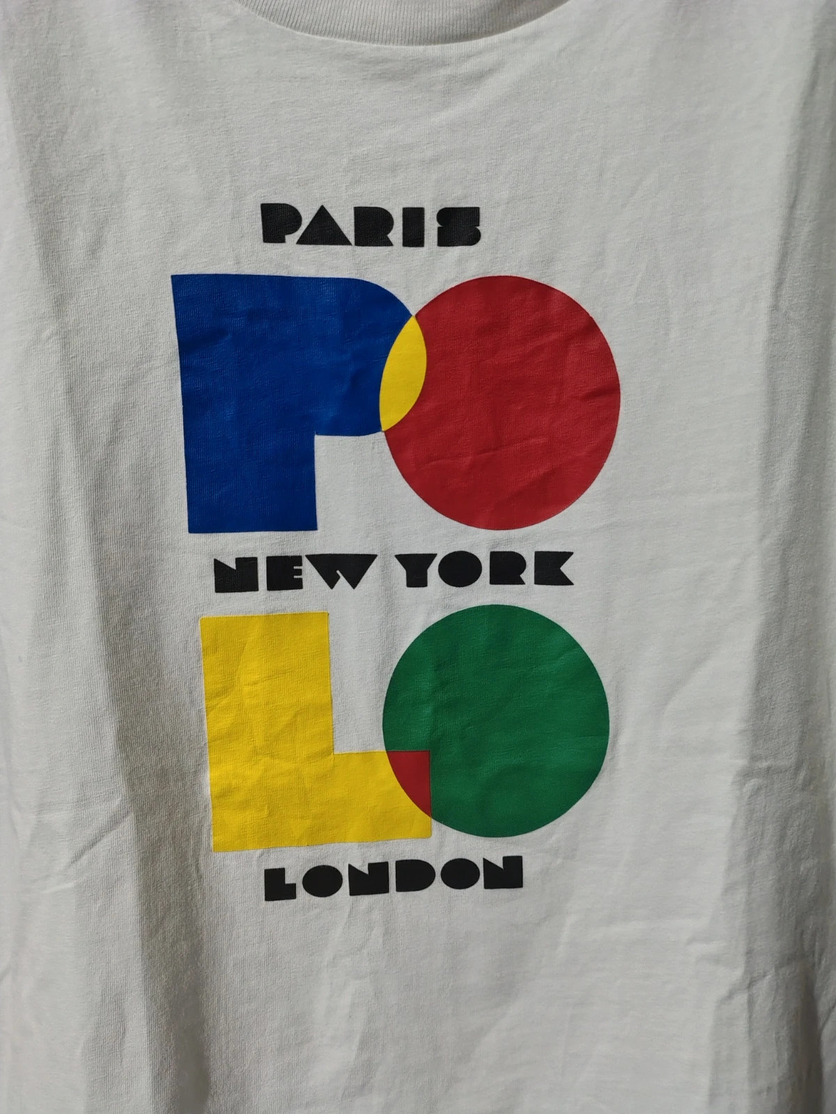 T shirt Polo Ralph Lauren con logo stilizzato Paris Ny London
Tg M
Nuova senza cartellino
Misure in foto 3