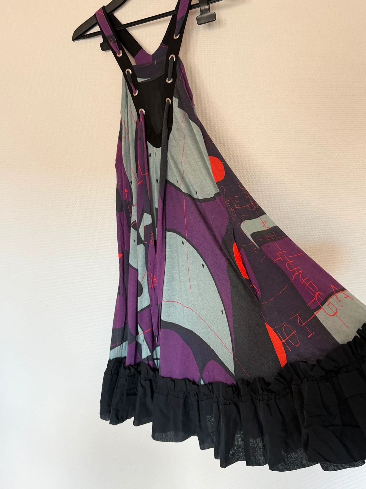avant-garde midi dress.