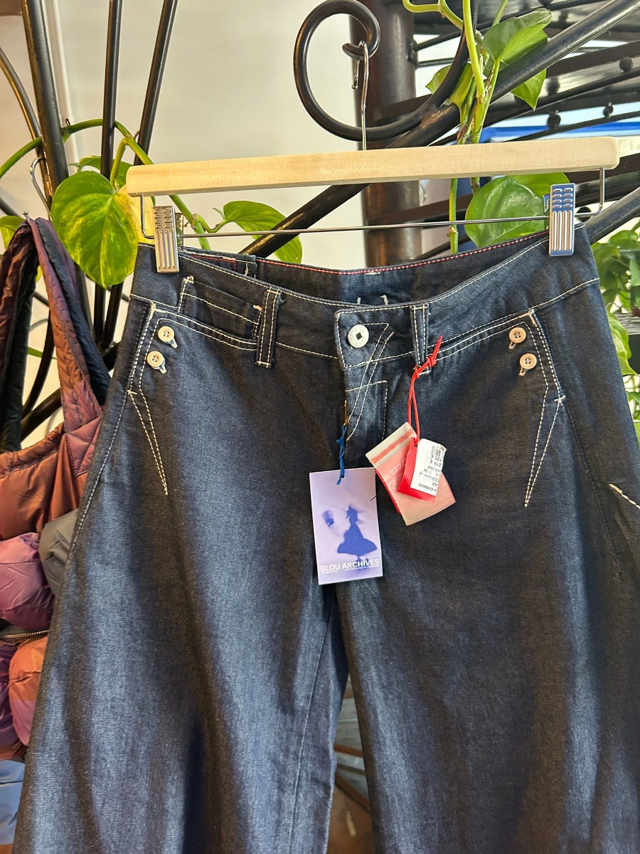 Pantalon Taille Basse Girbaud Patte d'elephant 2