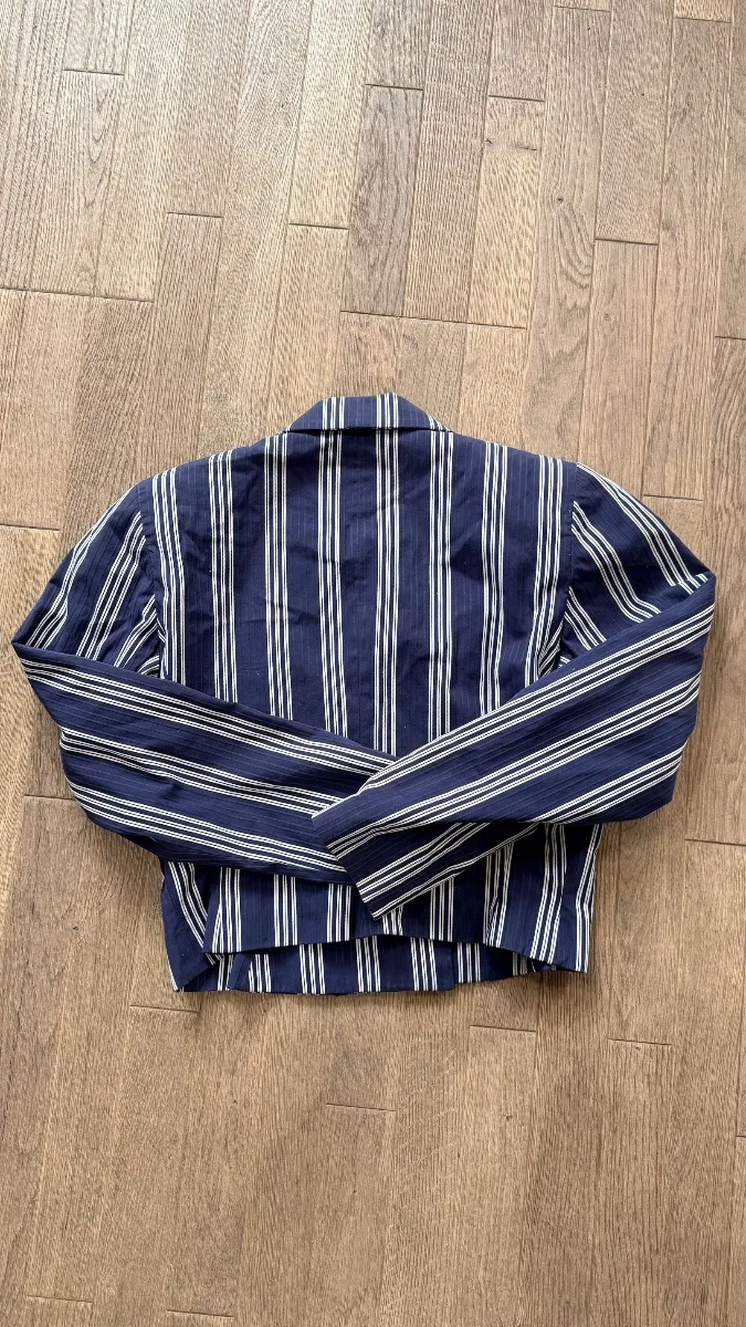 Kenzo cropped Spencer jacket, striped, spring-summer season 4