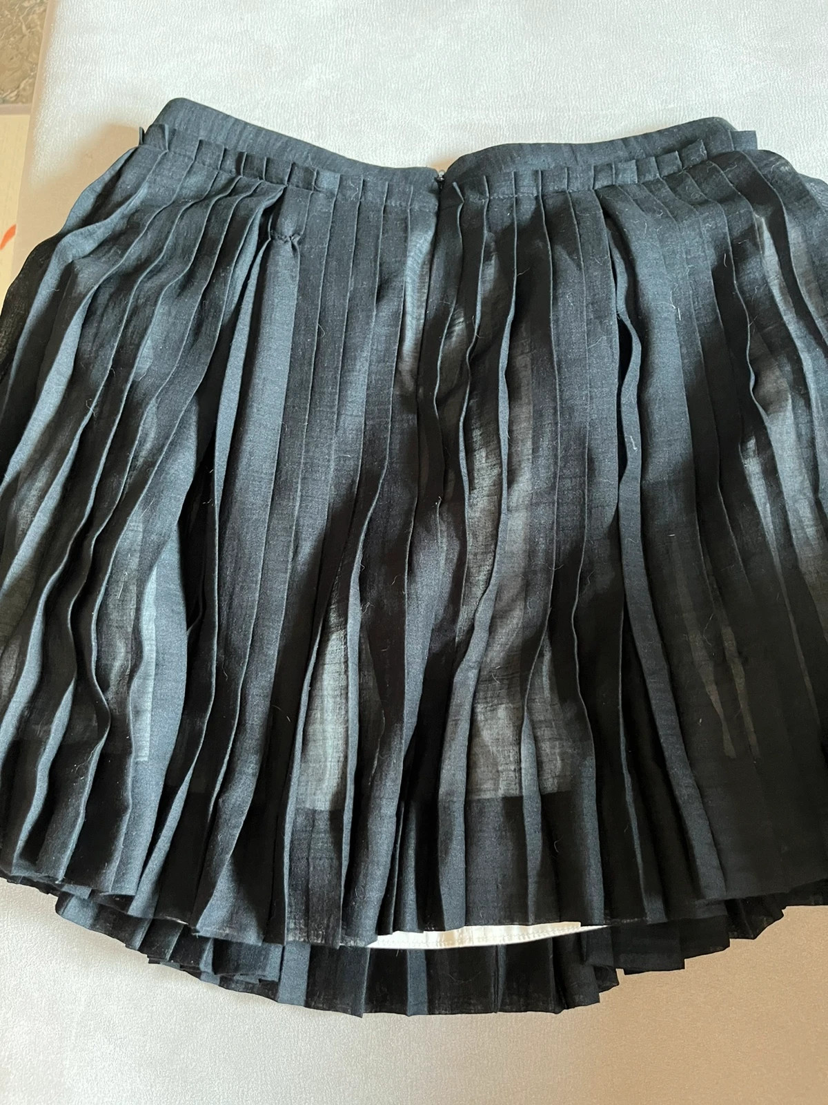 Gonna c.p.company donna nera con rivestimento bianco interno cotone 5